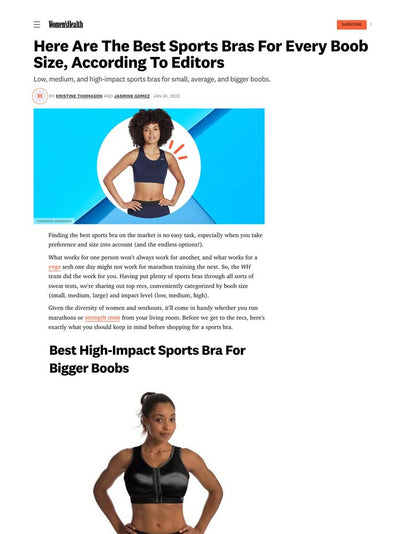 Women's Health - Best Sports Bras